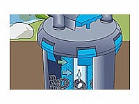 סט משאבה+פילטר לבריכות נוי, דגים - דגם BioPress Set 6000 אואזה
