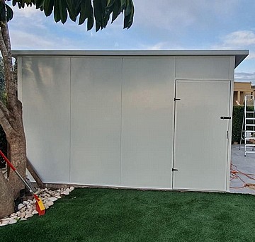 מחסן גינה / יחידת דיור פאנל מבודד בהתאמה אישית 4X3 מ'