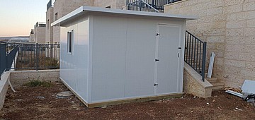 מחסן גינה / יחידת דיור פאנל מבודד בהתאמה אישית 4X3 מ'