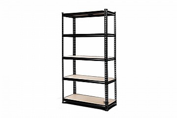 כוננית מדפים למחסן ממתכת 150X70X30 פרימיום