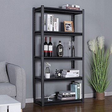 כוננית 5 מדפים ממתכת 160X80X40 סופר פרימיום