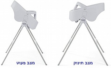 אמבטיה/כיסא אמבטיה גבוה לתינוק באבל נסט