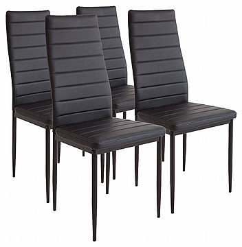 פינת אוכל שולחן + 4 כסאות 120X70סמ.