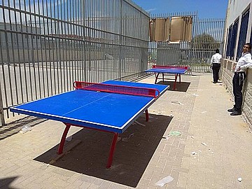 שולחן טניס חוץ SMC קבוע לבתי ספר ומוסדות PACIFIX 6012