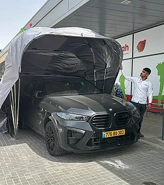 חניה מתקפלת לרכב גדול 6.0X2.5X2.45