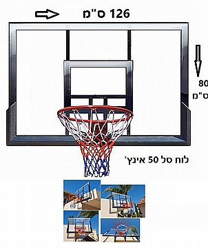 לוח סל פוליקרבונט מקצועי לקיר SWAGER ZY-011