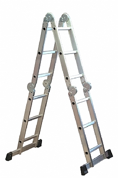 סולם אלומיניום רב מצבי 4*4